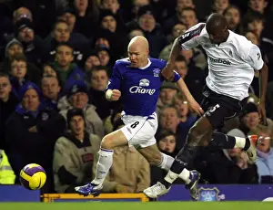 Andy Johnson vs Abdoulaye Meite: A Battle at Goodison Park, Everton vs Bolton Wanderers, FA Barclays Premiership - November 18, 2006