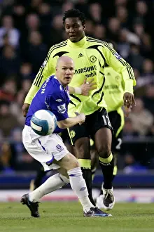 Andy Johnson vs. John Obi Mikel: A Battle at Goodison Park, Everton vs. Chelsea, Barclays Premier League, 17 April 2008