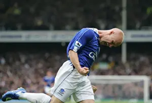 Framed Print : Andy Johnson's Thrilling Debut: First Everton Goal Framed Print : Andy Johnson's Thrilling Debut: First Everton Goal
