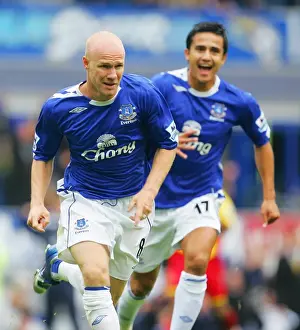 Andy Johnson's Thrilling Goal Celebration: Everton's First Goal Against Watford