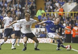 Images Dated 26th August 2006: Andy Johnson's Triumphant Moment: Everton Football Club Goal Celebration