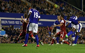 Capital One Cup Prints: Anichebe's Brace: Everton Thrashes Leyton Orient 5-0 in Capital One Cup