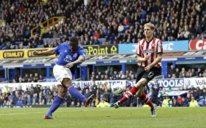 09 April 2012 V Sunderland, Goodison Park Prints: Anichebe's Brace: Everton's Victor Scores Fourth Goal in Thrilling 4-1 Victory Over Sunderland (April 9)
