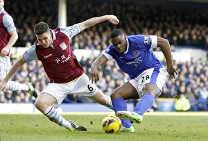 Everton 3 V Aston Villa 3 : Goodison Park : 02-02-2013 Prints: Anichebe's Dramatic Comeback