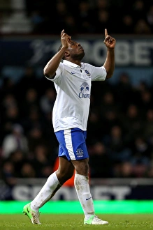 West Ham United 1 V Everton 2 : Upton Park : 22-12-2012 Prints: Anichebe's Game-Winning Goal: Everton's Triumph over West Ham United (22-12-2012)