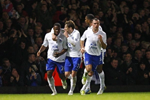 West Ham United 1 V Everton 2 : Upton Park : 22-12-2012 Prints: Anichebe's Strike: Everton's Comeback Victory at Upton Park (22-12-2012)
