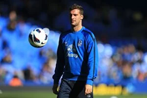 Images Dated 29th September 2012: Apostolos Vellios Game-Winning Goal: Everton's Triumphant 3-1 Victory Over Southampton