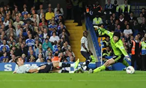 15 October 2011 Chelsea V Everton Prints: Apostolos Vellios Scores First Everton Goal Against Chelsea at Stamford Bridge (15 October 2011)