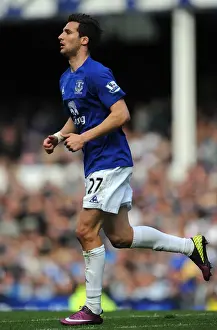 Apostolos Vellios Scores the Winning Goal for Everton against Blackburn Rovers (16 April 2011)