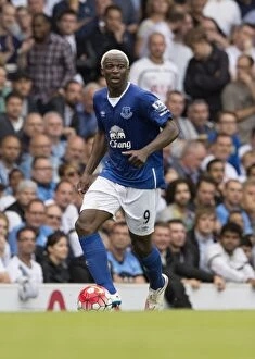 Images Dated 29th August 2015: Arouna Kone Faces Off Against Tottenham at White Hart Lane - Barclays Premier League Match