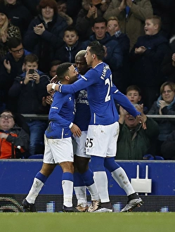 Football Soccer Prints: Arouna Kone's FA Cup Debut Goal: Everton's Triumph over Dagenham and Redbridge