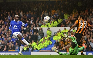 Framed Print : Arouna Kone's Missed Opportunity: Everton vs Hull City (19-10-2013, Goodison Park) Framed Print : Arouna Kone's Missed Opportunity: Everton vs Hull City (19-10-2013, Goodison Park)