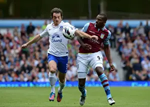 Aston Villa 1 V Everton 3: Villa Park: 25-08-2012 Prints: Baines Victory: Everton's Dominant Performance Against Aston Villa (3-1)
