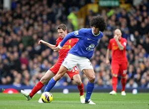 Premier League Gallery: Everton 2 v Liverpool 2 : Goodison Park : 28-10-2012