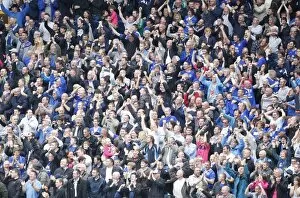 Fans Gallery: Barclays Premier League - Everton v Manchester United - Goodison Park
