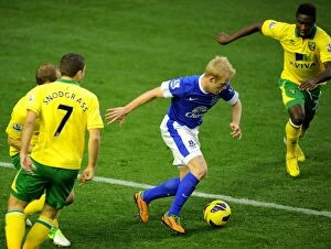 Premier League Gallery: Everton 1 v Norwich City 1 : Goodison Park : 24-11-2012