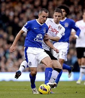 Images Dated 3rd November 2012: Barclays Premier League - Fulham v Everton - Craven Cottage