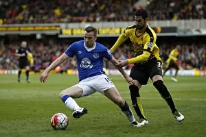 Football Soccer Full Length Fulllength Gallery: Barclays Premier League - Watford v Everton - Vicarage Road