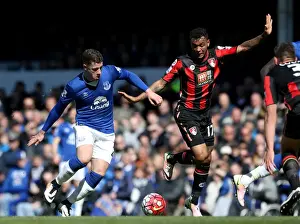 Barkley vs. King: Intense Battle at Goodison Park - Everton vs. AFC Bournemouth, Barclays Premier League
