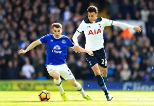 Framed Print : Battle for the Ball: Coleman vs. Alli in Premier League Showdown - Tottenham Hotspur vs. Everton (White Hart Lane) Framed Print : Battle for the Ball: Coleman vs. Alli in Premier League Showdown - Tottenham Hotspur vs. Everton (White Hart Lane)