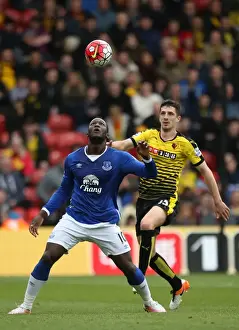 Battle for the Ball: Lukaku vs. Cathcart - Premier League Showdown
