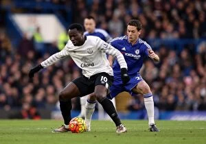 Images Dated 16th January 2016: Battle for the Ball: Lukaku vs. Matic - Premier League Rivalry