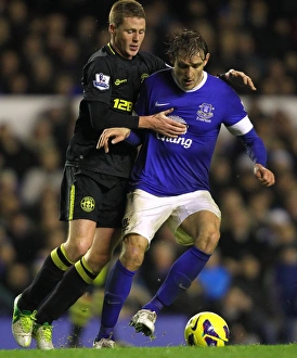 Battle for the Ball: McCarthy vs. Jelavic at Goodison Park - Everton vs. Wigan Athletic (December 26, 2012: Everton 2-1)