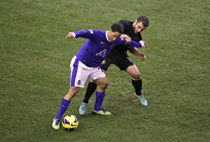 Everton 2 V Wigan Athletic 1 : Goodison Park : 26-12-2012 Prints: Battle for the Ball: Pienaar vs