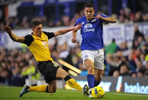 Battle for the Ball: Tim Cahill vs. Jason Lowe - Everton vs. Blackburn Rovers, Premier League (21 January 2012)