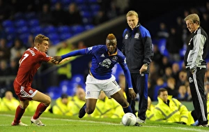 Battle for the Carling Cup: Magaye Gueye vs. James Morrison - Everton vs. West Bromwich Albion (September 2011)