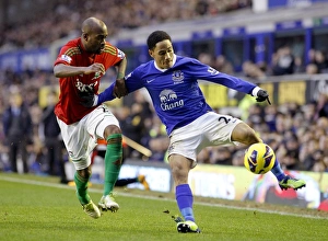 Battle at Goodison Park: A Stalemate Between Tiendalli and Pienaar (Everton vs Swansea City, Barclays Premier League, 12-01-2013)