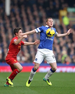 Everton 3 V Liverpool 3 : Goodison Park : 23-11-2013 Prints: Battle at Goodison Park: Thrilling 3-3 Draw - Everton vs. Liverpool