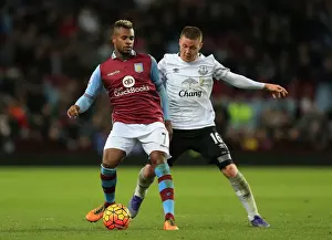Battle for Supremacy: McCarthy vs. Bacuna in the Barclays Premier League Clash between Aston Villa and Everton at Villa Park