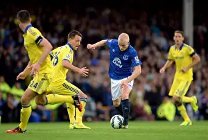 Framed Print : A Battle for Supremacy: Naismith vs Terry at Goodison Park - Everton vs Chelsea Framed Print : A Battle for Supremacy: Naismith vs Terry at Goodison Park - Everton vs Chelsea
