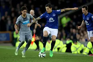 Framed Print : Besic vs Perez: A Premier League Battle at Goodison Park - Everton vs Newcastle United Framed Print : Besic vs Perez: A Premier League Battle at Goodison Park - Everton vs Newcastle United