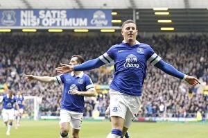 Images Dated 3rd May 2014: Bittersweet Triumph: Ross Barkley's Strike in Everton's 3-2 Loss to Manchester City
