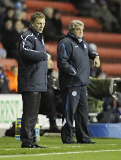Bruce vs. Moyes: A Premier League Clash at Wigan Athletic, 2008 - Bruce (Wigan) vs. Moyes (Everton)