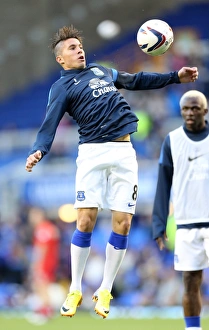 Capital One Cup Prints: Bryan Oviedo Scores the Winning Goal: Everton's Capital One Cup Victory over Stevenage (28-08-2013)