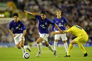 Everton vs Villarreal Collection: Cahill and Arteta