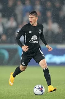 Ball Full Length Collection: Capital One Cup - Third Round - Swansea City v Everton - Liberty Stadium