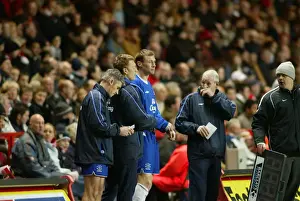 Charlton 2 Everton 0 28-12-04 Prints: Charlton 2 Everton 0 28 12 04, DUNCAN FERGUSON COMES ON