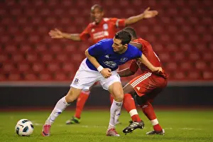 Framed Print : Clash at Anfield: Thomas vs. Vellios - Intense Rivalry in the Reserve League