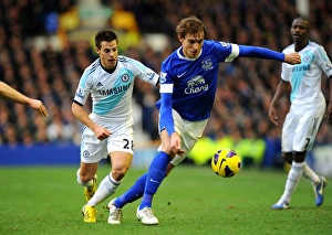 Everton 1 V Chelsea 2 : Goodison Park : 30-12-2012 Prints: Clash at Goodison Park: Azpilicueta vs. Jelavic - Everton vs. Chelsea (1-2)
