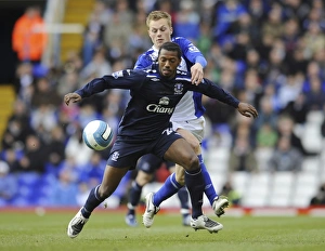 Birmingham V Everton Prints: Clash of the Midfield Maestros: Larsson vs