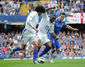 Chelsea 2 V Everton 1 : Stamford Bridge : 19-05-2013 Prints: Clash at Stamford Bridge: Frank Lampard vs