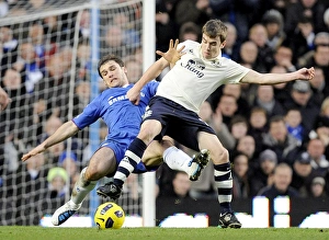 4 December 2010 Chelsea V Everton Prints: Clash at Stamford Bridge: Ivanovic vs. Coleman - Premier League Showdown (Dec 2010)
