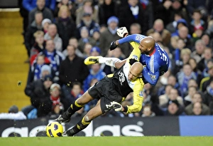 Framed Print : Clash at Stamford Bridge: Tim Howard vs. Nicolas Anelka - Everton vs. Chelsea (4 December 2010) - A Battle of Wits and Will Framed Print : Clash at Stamford Bridge: Tim Howard vs. Nicolas Anelka - Everton vs. Chelsea (4 December 2010) - A Battle of Wits and Will