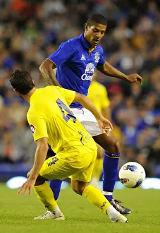 Pre-Season Friendly Prints: Clash of Titans: Beckford vs Musacchio at Goodison Park (Everton vs Villarreal, 2011)