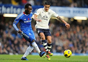 Framed Print : Clash of Titans: Essien vs. Cahill - Chelsea vs. Everton, Premier League Showdown (4 December 2010, Stamford Bridge) Framed Print : Clash of Titans: Essien vs. Cahill - Chelsea vs. Everton, Premier League Showdown (4 December 2010, Stamford Bridge)