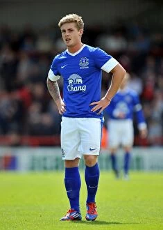 Images Dated 14th July 2012: Conor McAleny in Action: Everton's Pre-Season Thriller at Morecambe's Globe Arena